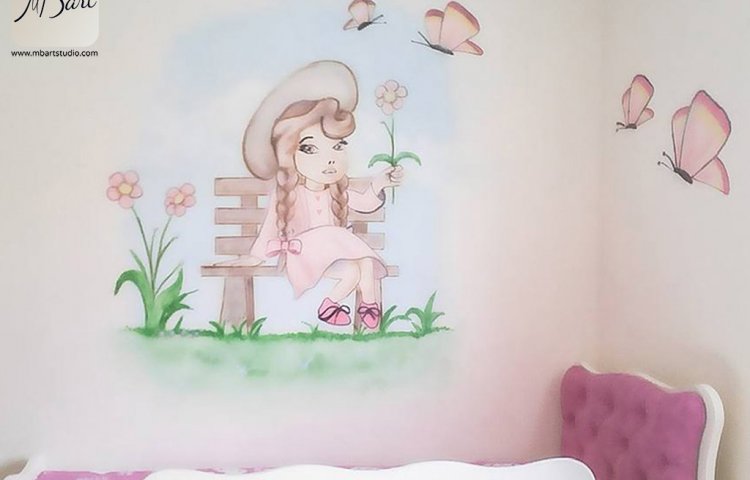 ציורי קיר לחדרי תינוקות